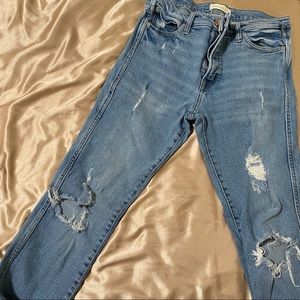 GAP High rise slim straight jeans